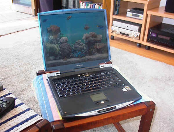 Tovegin's Toshiba Satellite 5100 (Click for larger image.)